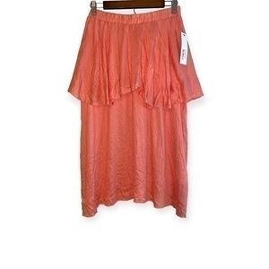 Bishop + Young | Anthropologie NWT tiered maxi skirt SIZE XS